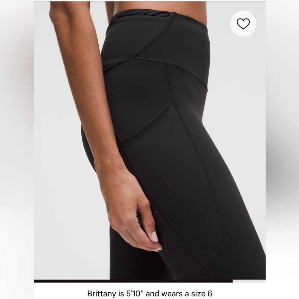 Lululemon Fast and Free High Rise Leggings - Picture 3 of 7